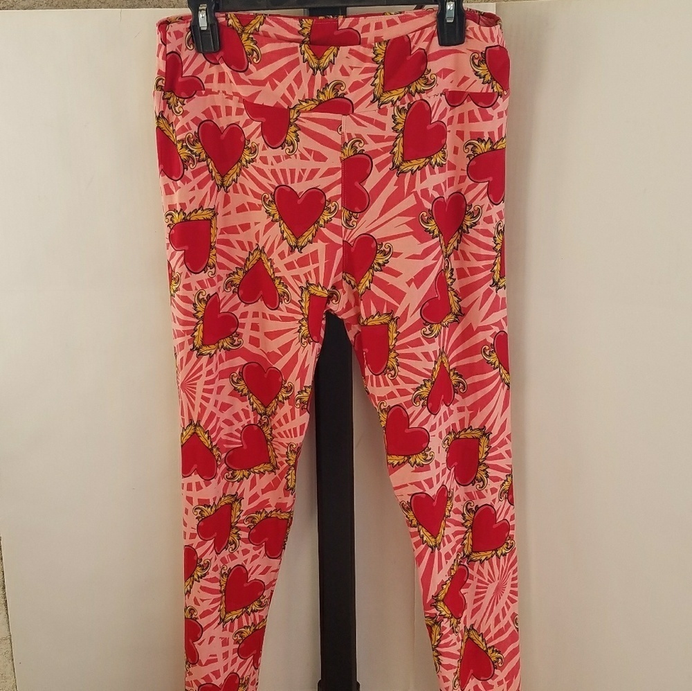Like new LulaRoe leggings tall & curvy worn 1x
